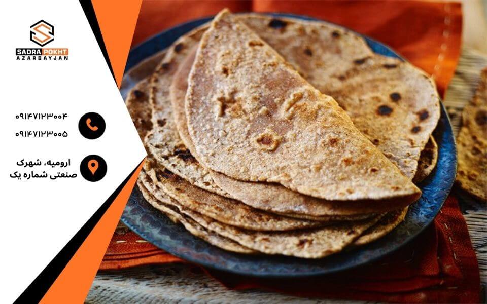 طرز تهیه نان ساجی ـ صدرا پخت آذربایجان