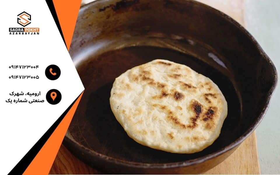 طرز تهیه نان تابه ای - صدرا پخت آذربایجان